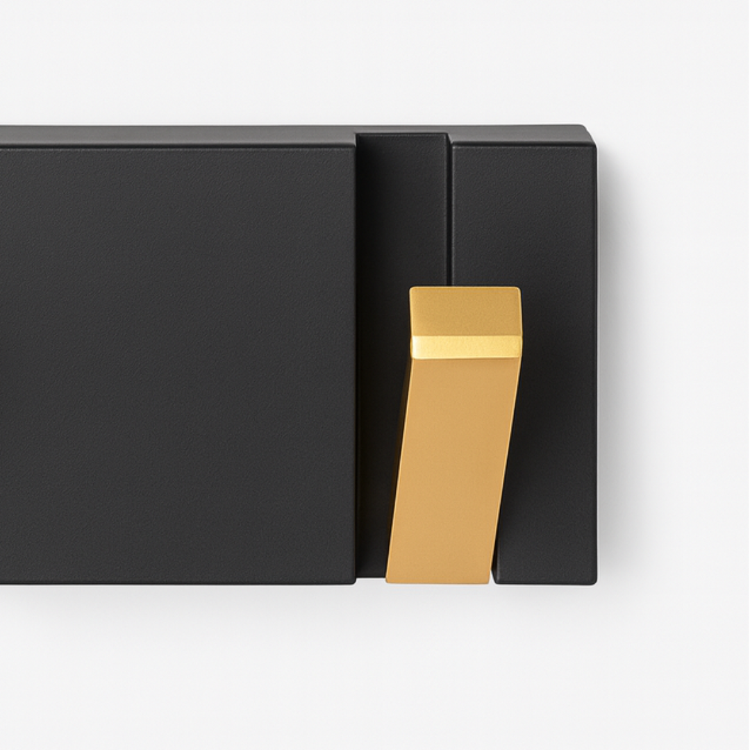 Wandgemonteerd hangrek.